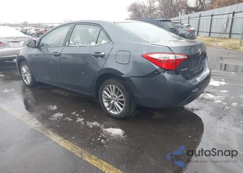 2014 Toyota Corolla Le Plus из США, поврежденный, VIN 2T1BURHE8EC123155